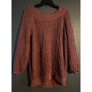 Express oversized balloon sleeve sweater
